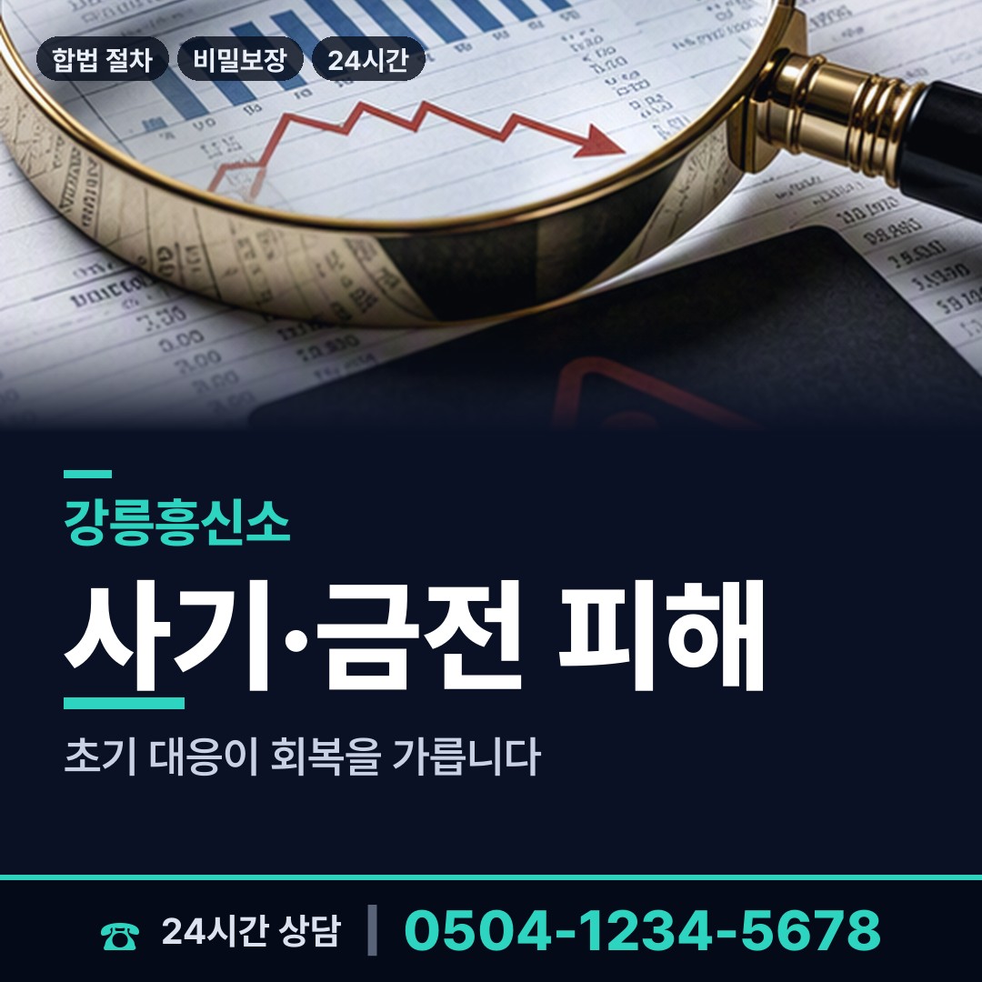 강릉 주문진읍 재산추적 상담 안내